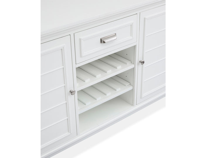 Charleston White Dove White Server - D5611-15WH