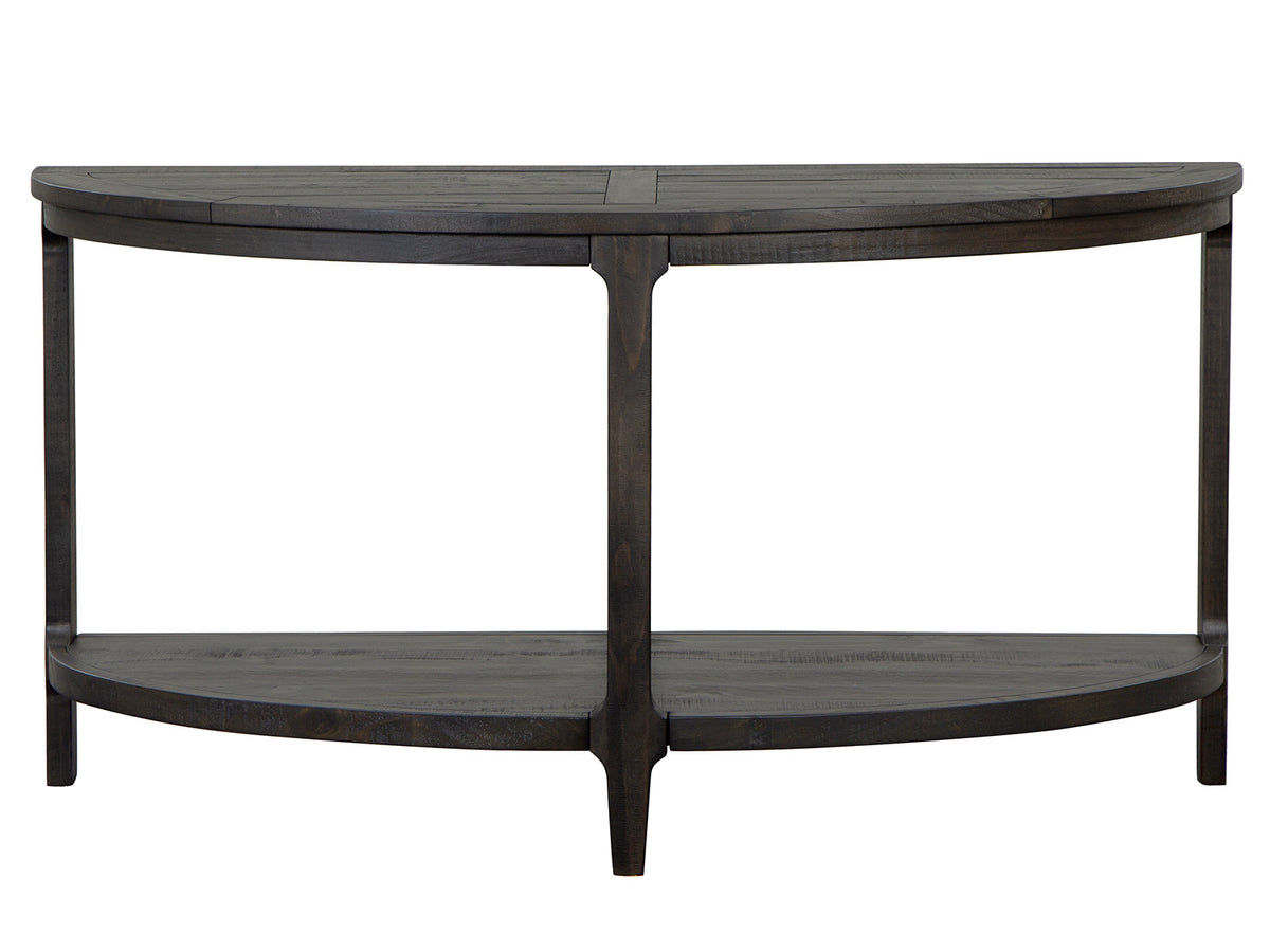 Boswell Peppercorn Demilune Sofa Table - T5263-75