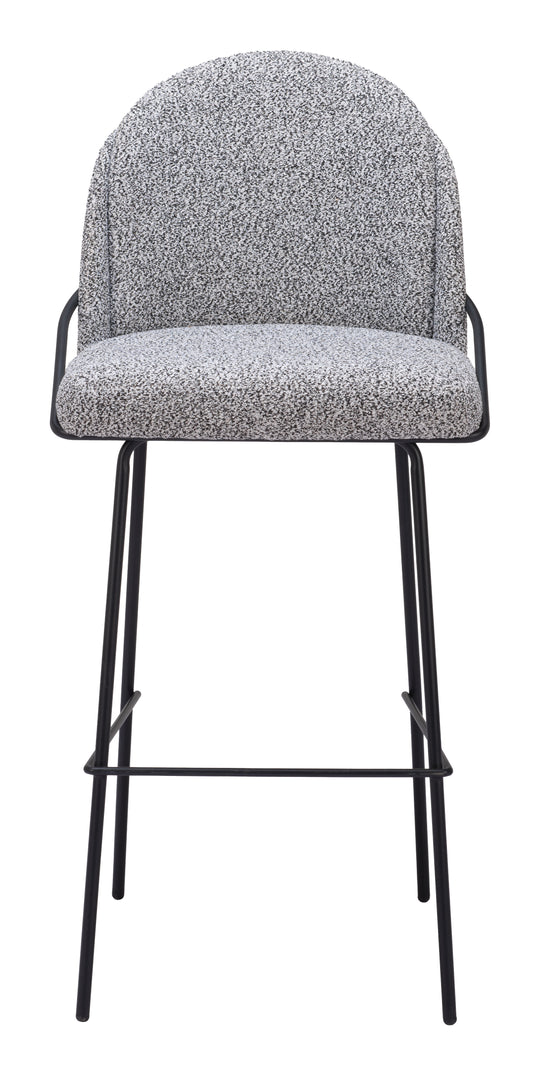 Jambi Barstool (Set of 2) Black & White - 109968