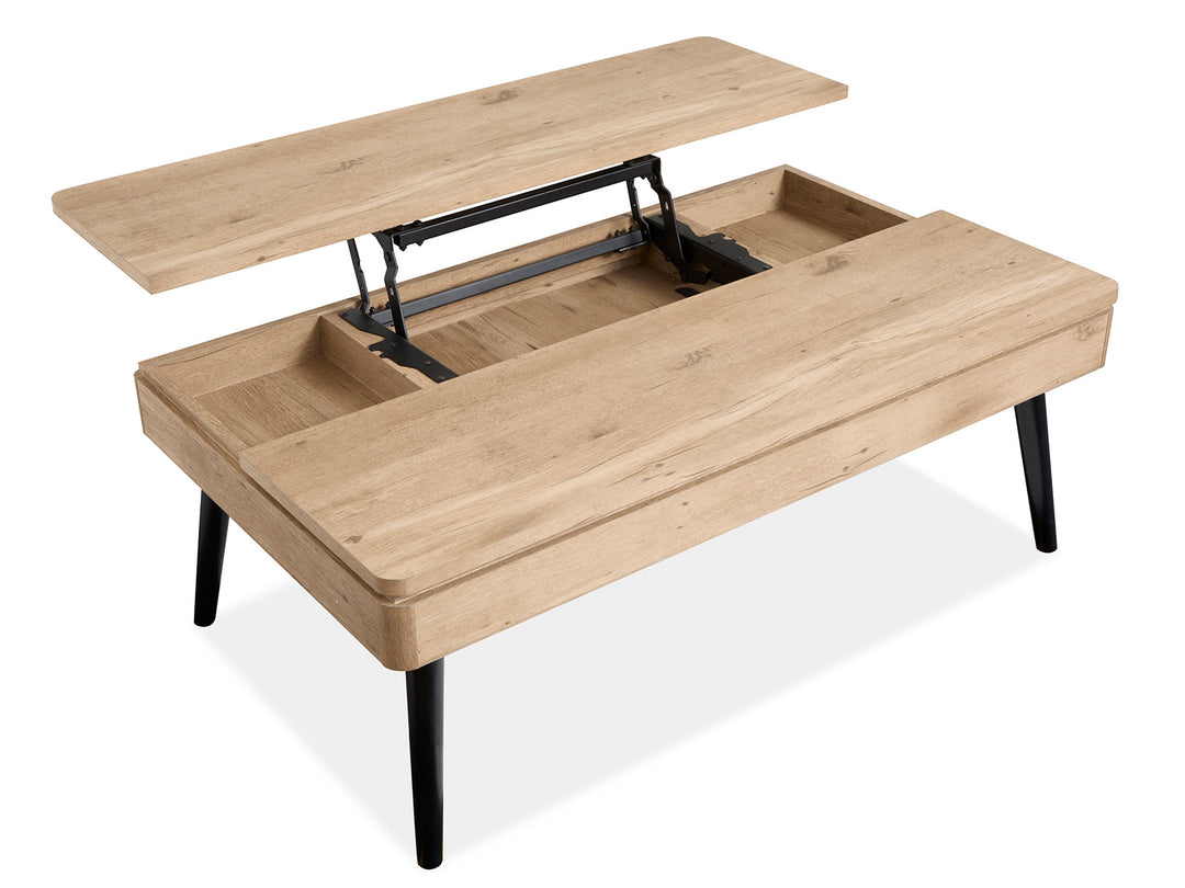 Fletcher Driftwood Lift Top Storage Cocktail Table - T5864-50