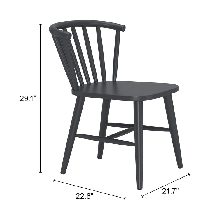Shio Dining Chair Black - AmericanHomeFurniture