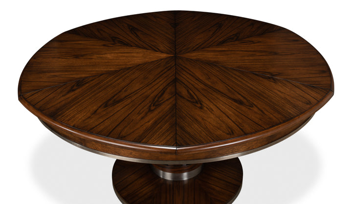 American Home Furniture | Sarreid - Walnut Jupe Dining Table - Small