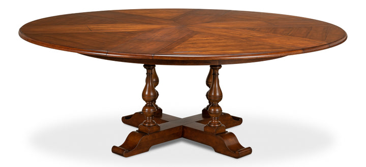 American Home Furniture | Sarreid - Walnut Jupe Dining Table - Large