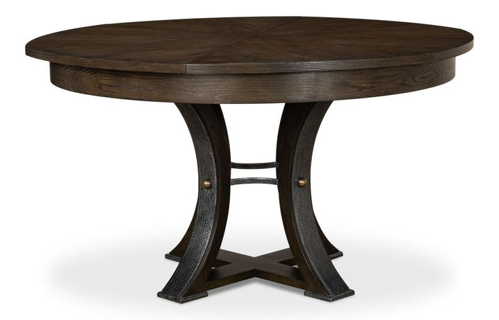 Tower Jupe Dining Table - Med Artisan Gry