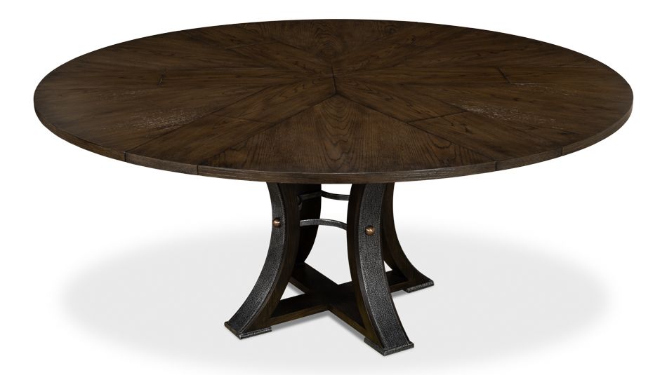 Tower Jupe Dining Table - Med Artisan Gry