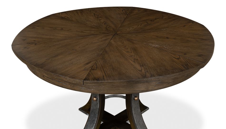 Tower Jupe Dining Table - Med Artisan Gry