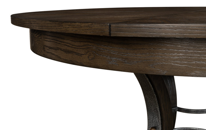 American Home Furniture | Sarreid - Tower Jupe Dining Table - Med Artisan Gry