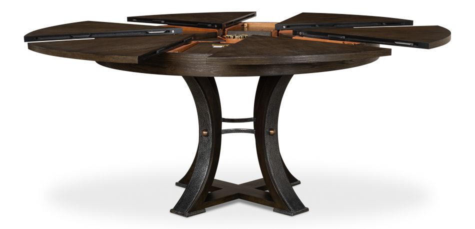 Tower Jupe Dining Table - Med Artisan Gry