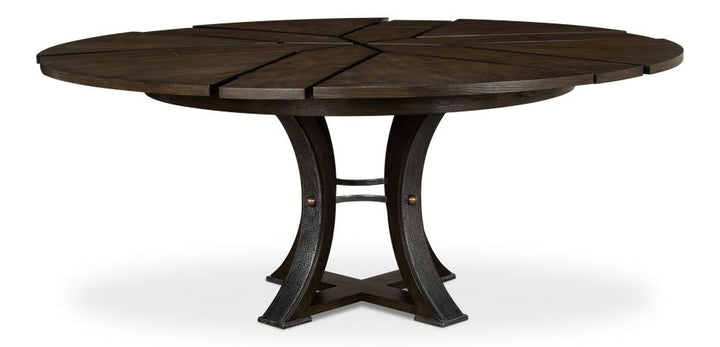 Tower Jupe Dining Table - Med Artisan Gry