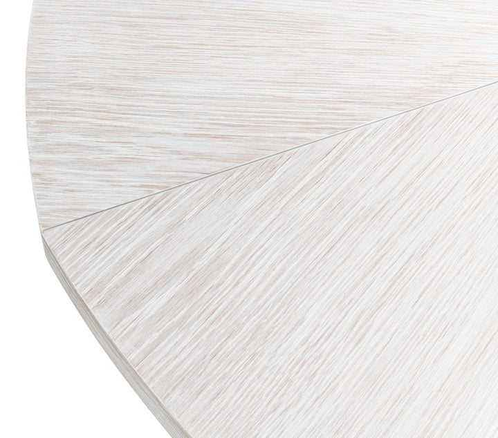 American Home Furniture | Sarreid - Tower Jupe Dining Table Med Whitewash Wh