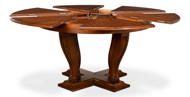 American Home Furniture | Sarreid - Metropolitan Jupe Dining Table - Medium