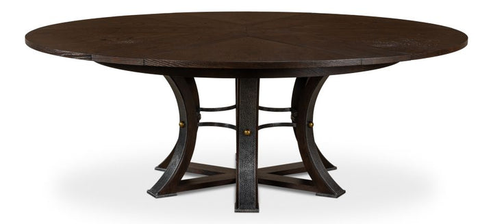 Tower Jupe Dining Table - Lg Burnt Brown