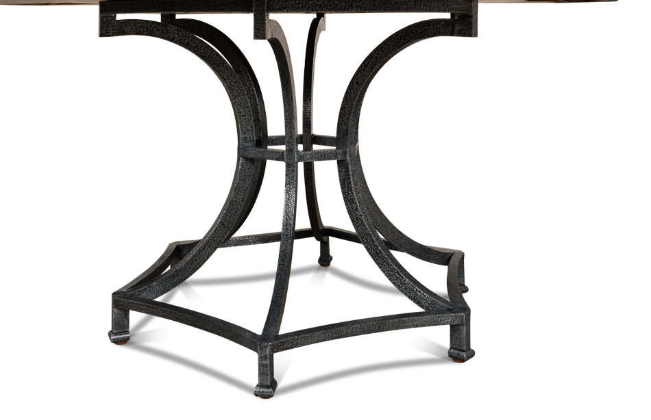 American Home Furniture | Sarreid - Sunset Jupe Dining Table Med Artisan Gry