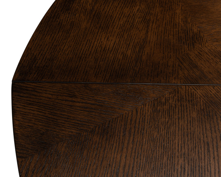 American Home Furniture | Sarreid - Giselle Jupe Table Med Burnt Brown Oak