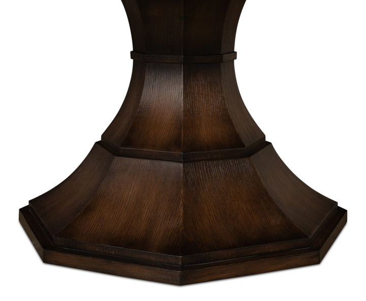 American Home Furniture | Sarreid - Giselle Jupe Table Med Burnt Brown Oak