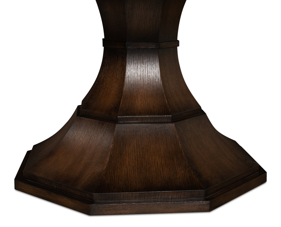 American Home Furniture | Sarreid - Giselle Jupe Table Med Burnt Brown Oak