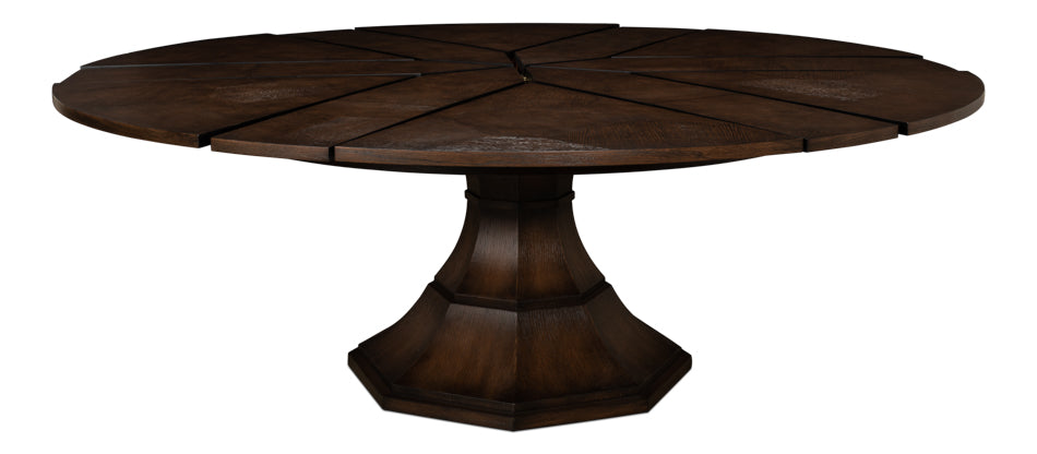 American Home Furniture | Sarreid - Giselle Jupe Table Med Burnt Brown Oak