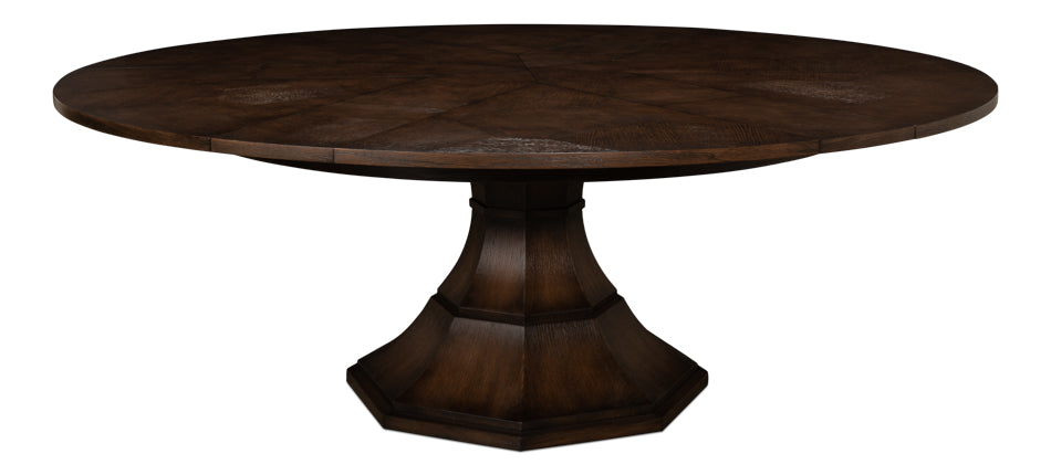 American Home Furniture | Sarreid - Giselle Jupe Table Med Burnt Brown Oak