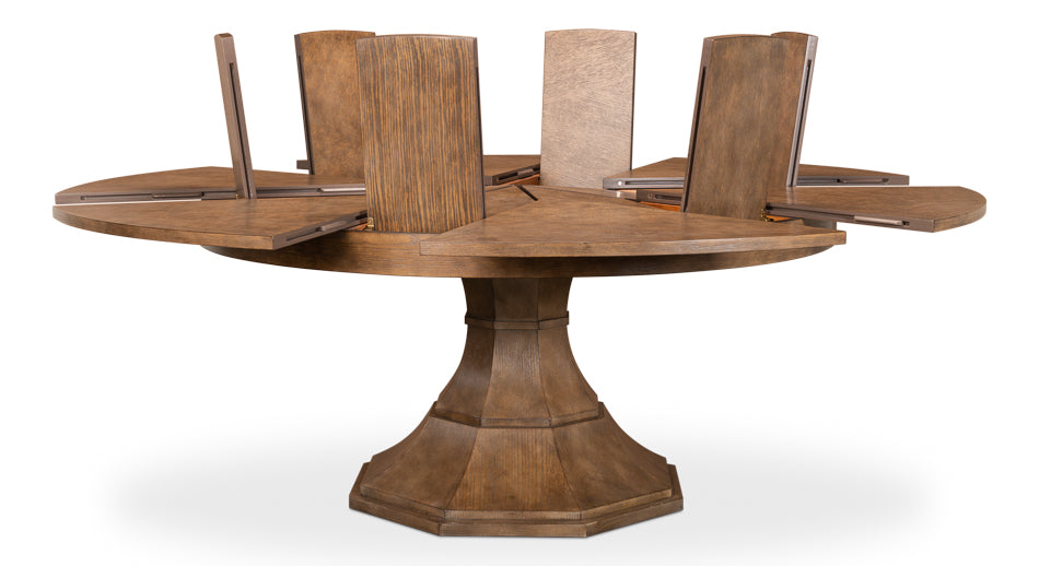 American Home Furniture | Sarreid - Giselle Jupe Table Med - Mink Finish