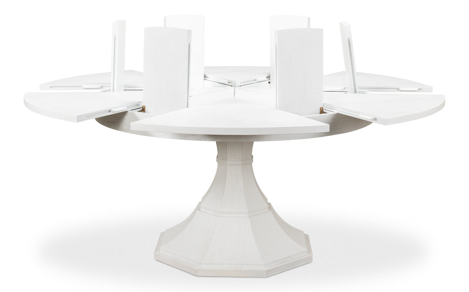 American Home Furniture | Sarreid - Giselle Jupe Table Med - Working White