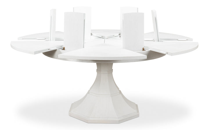 American Home Furniture | Sarreid - Giselle Jupe Table Med - Working White