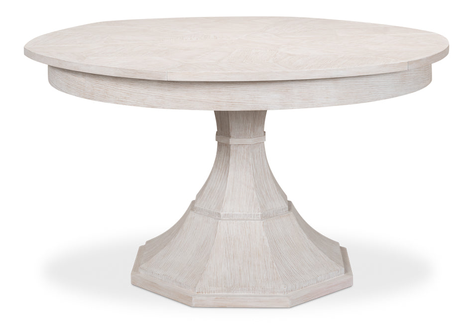 American Home Furniture | Sarreid - Giselle Jupe Table Med - Whitewash White 