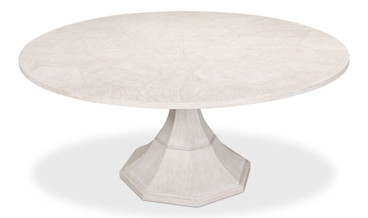 American Home Furniture | Sarreid - Giselle Jupe Table Med - Whitewash White 