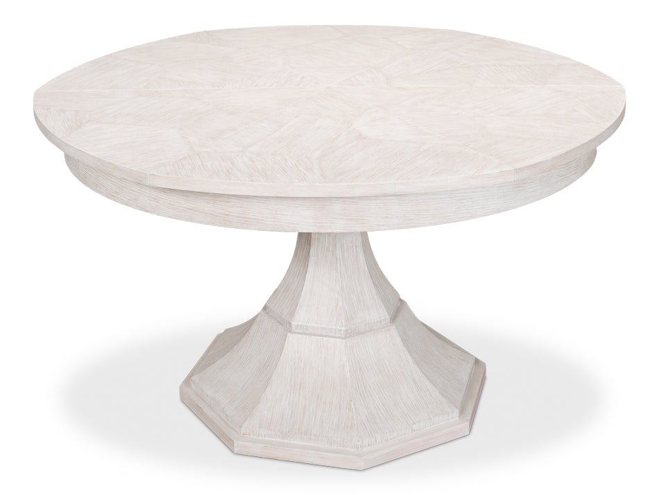 American Home Furniture | Sarreid - Giselle Jupe Table Med - Whitewash White 