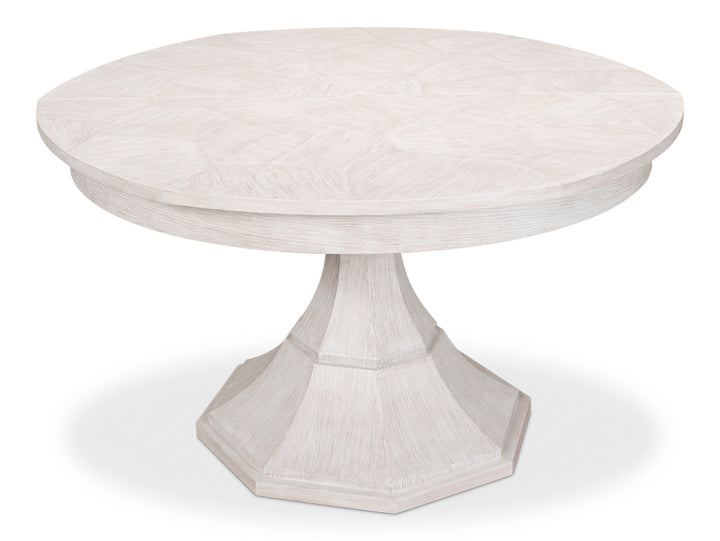 American Home Furniture | Sarreid - Giselle Jupe Table Med - Whitewash White 