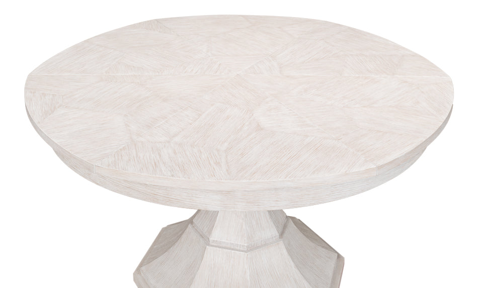 American Home Furniture | Sarreid - Giselle Jupe Table Med - Whitewash White 