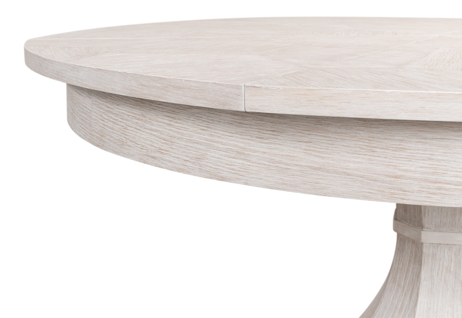 American Home Furniture | Sarreid - Giselle Jupe Table Med - Whitewash White 