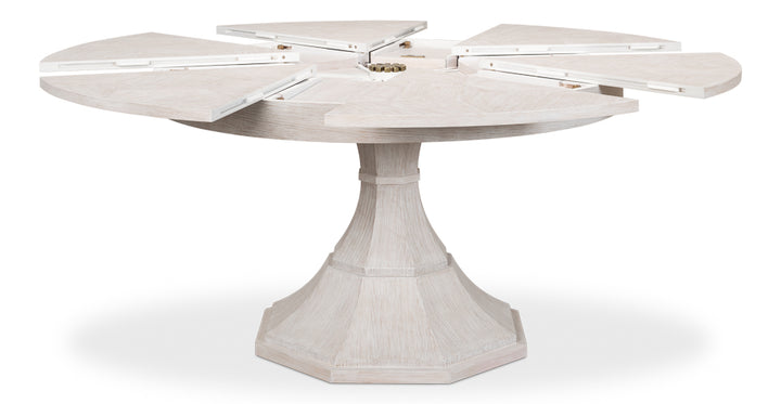 American Home Furniture | Sarreid - Giselle Jupe Table Med - Whitewash White 