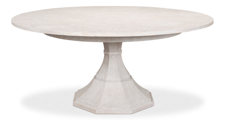 American Home Furniture | Sarreid - Giselle Jupe Table Med - Whitewash White 