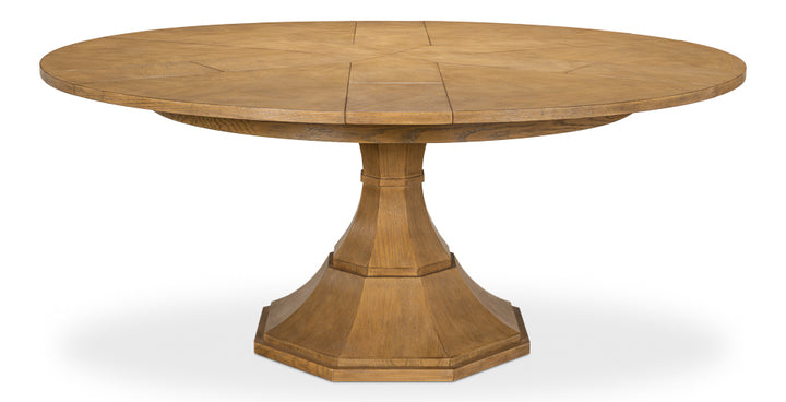 American Home Furniture | Sarreid - Casual Jupe Dining Table Heather Gry Med