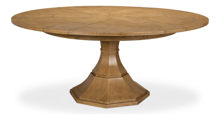 American Home Furniture | Sarreid - Casual Jupe Dining Table Heather Gry Med