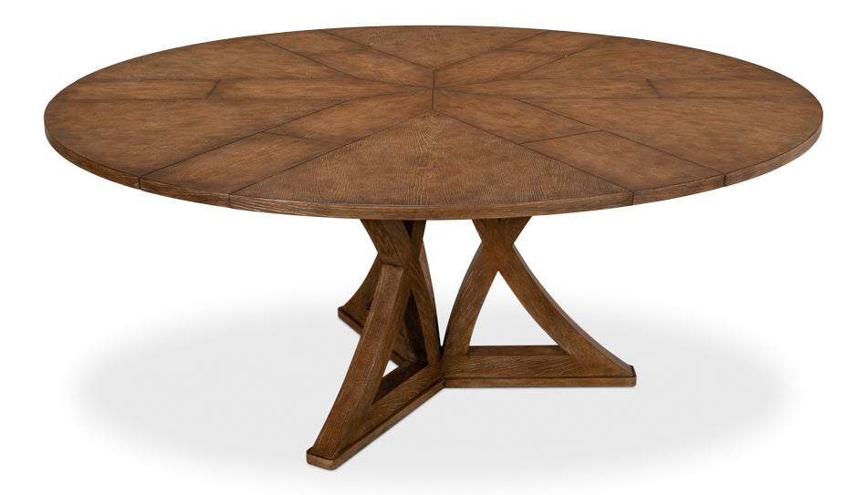 American Home Furniture | Sarreid - Casual Jupe Dining Table - Light Mink Med