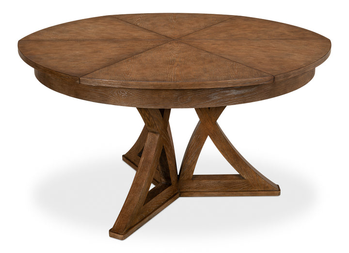 American Home Furniture | Sarreid - Casual Jupe Dining Table - Light Mink Med