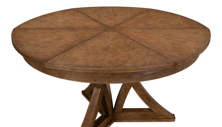 American Home Furniture | Sarreid - Casual Jupe Dining Table - Light Mink Med