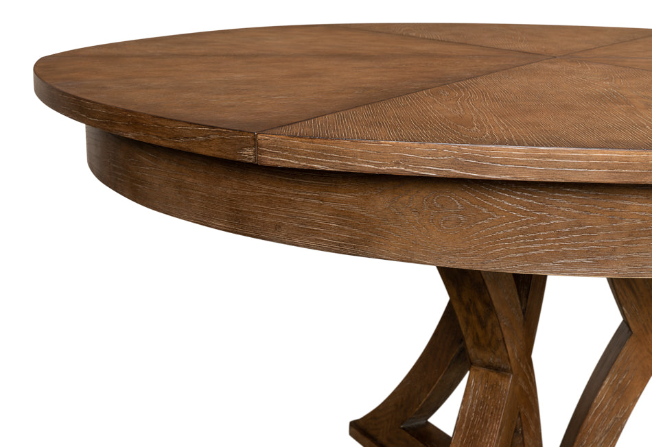 American Home Furniture | Sarreid - Casual Jupe Dining Table - Light Mink Med