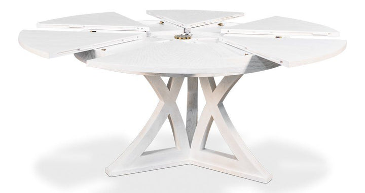 Casual Jupe Dining Table - Working Wht Md