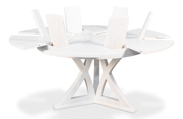 Casual Jupe Dining Table - Working Wht Md