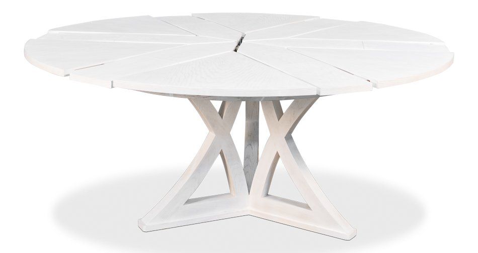 Casual Jupe Dining Table - Working Wht Md