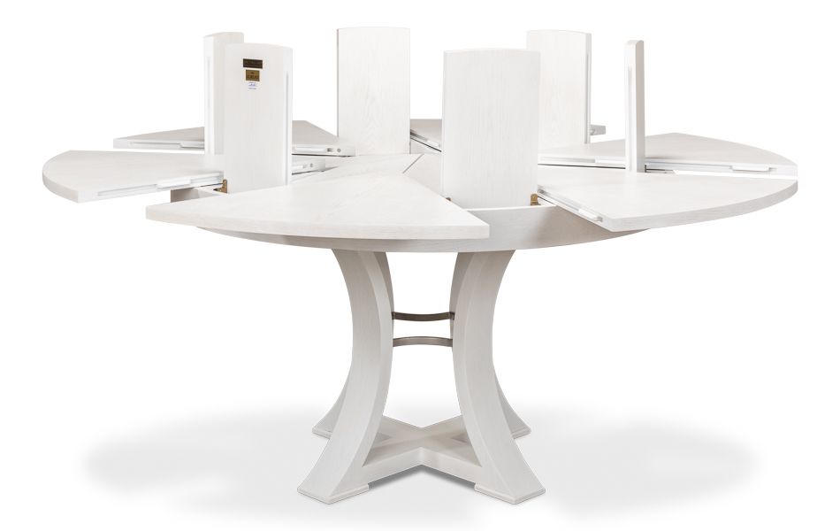 Monument Jupe Dining Tbl Med Work White