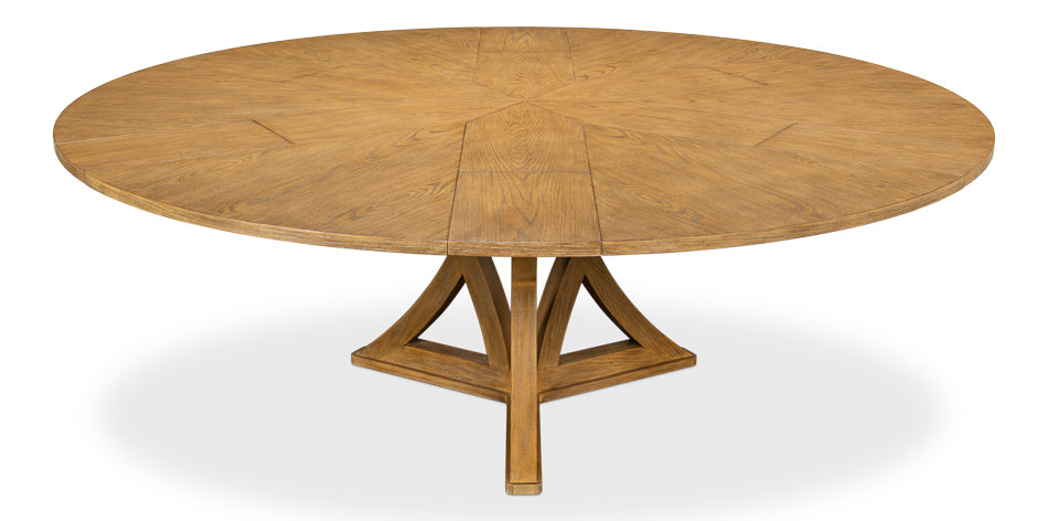 American Home Furniture | Sarreid - Casual Jupe Dining Table Heather Gry Lg 