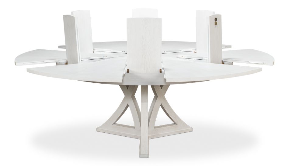 Casual Jupe Dining Table Working Wht Lg