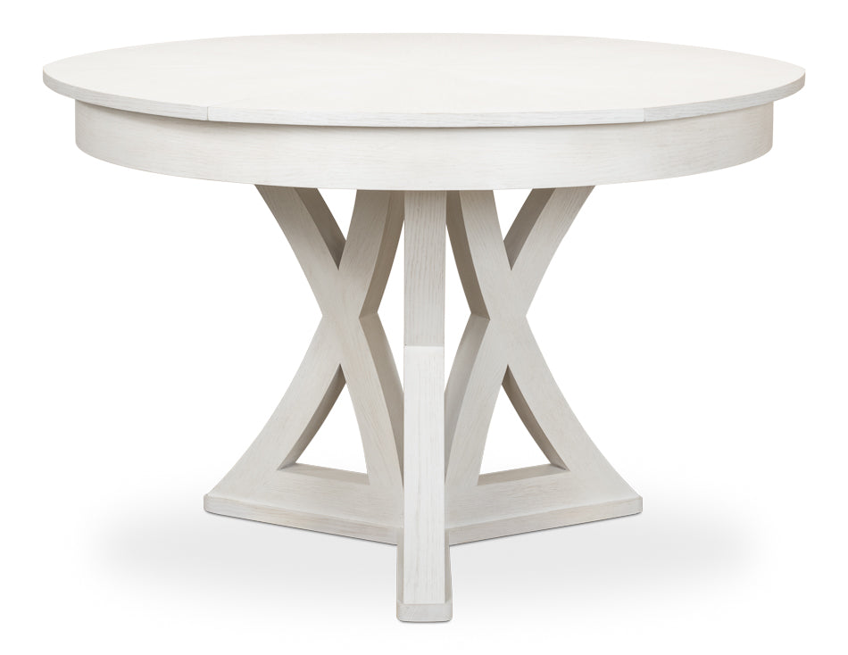 American Home Furniture | Sarreid - Casual Jupe Dining Table - Small Work Wht