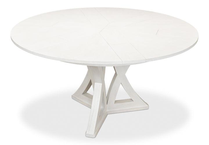 American Home Furniture | Sarreid - Casual Jupe Dining Table - Small Work Wht