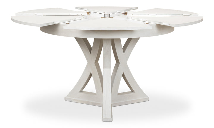 American Home Furniture | Sarreid - Casual Jupe Dining Table - Small Work Wht