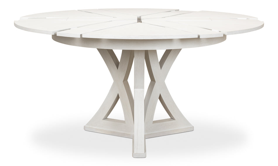 American Home Furniture | Sarreid - Casual Jupe Dining Table - Small Work Wht