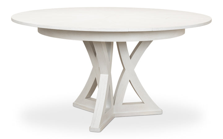 American Home Furniture | Sarreid - Casual Jupe Dining Table - Small Work Wht